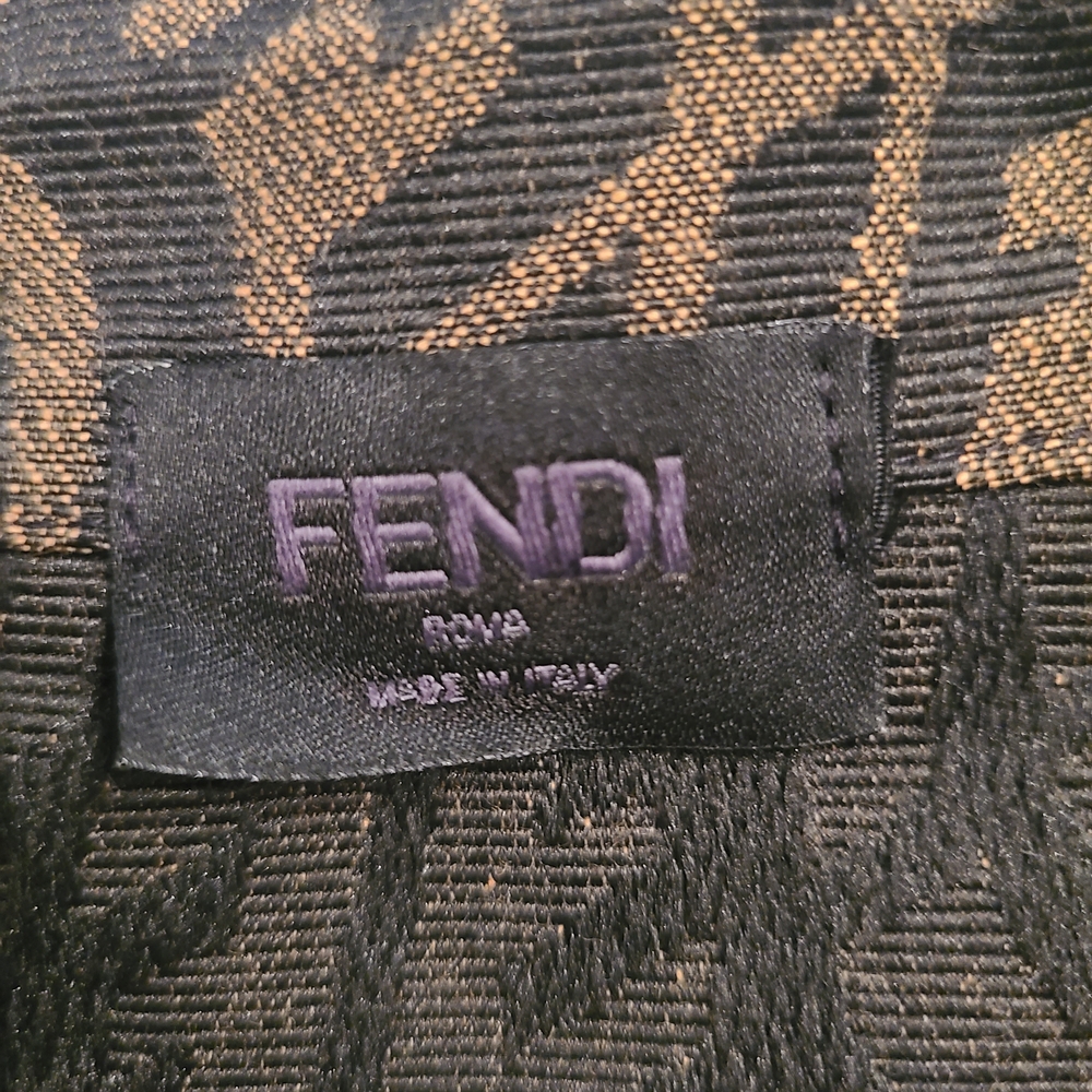 Fendi Black and Brown Convertible Men's Jacket - Picture 9 of 10